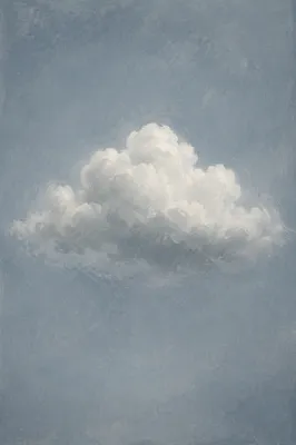 Peaceful Soft Cloud in Heaven Sky