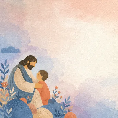 Soft Pastel Watercolor Paper Background Space