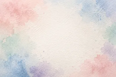 Soft Pastel Watercolor Paper Text Background