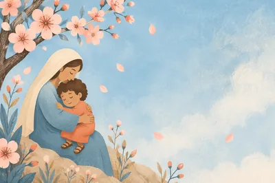 Soft Pink Cherry Blossoms Spring Background