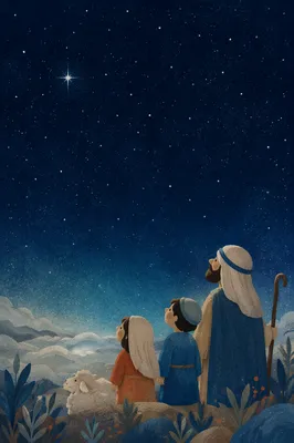 Bright Star Over Midnight Cloudscape