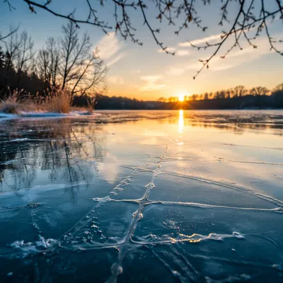 Still Waters Reflection at Winter Dawn