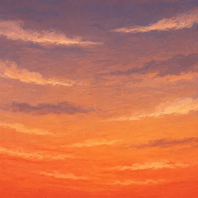 Orange Purple Sunset Sky Gradient