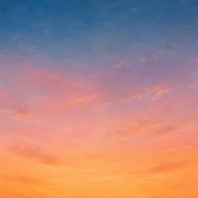 Serene Orange Purple Sunset Sky Background