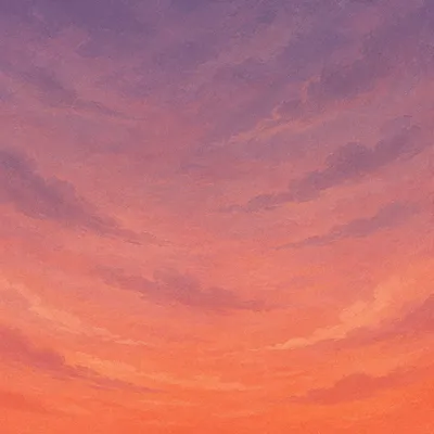Dreamy Sunset Sky Gradient Background