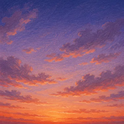 Orange Purple Sunset Sky Background