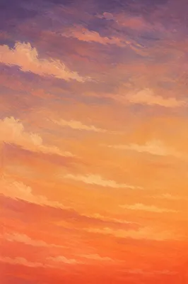 Orange Purple Sunset Sky Cloud Background