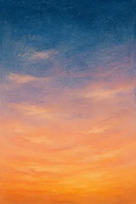 Serene Orange Purple Sunset Sky Gradient