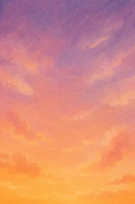 Serene Orange Purple Sunset Sky Gradient