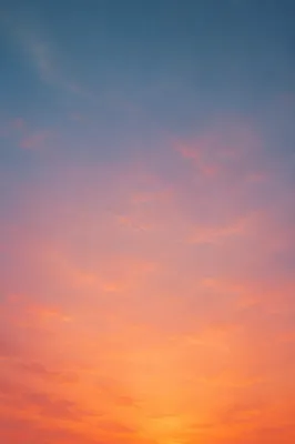 Serene Orange Purple Sunset Sky Gradient