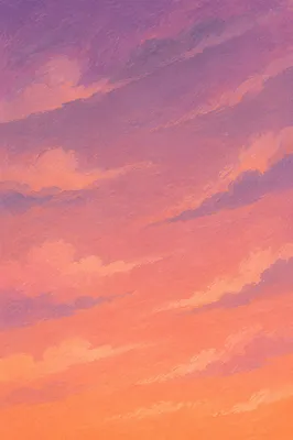 Dreamy Sunset Sky Gradient Background