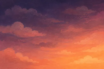Dramatic Sunset Sky Gradient Background