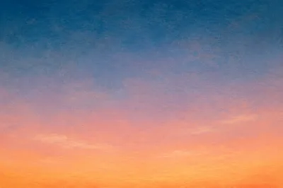 Serene Sunset Sky Gradient Background