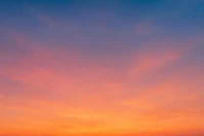 Serene Sunset Sky Gradient Background