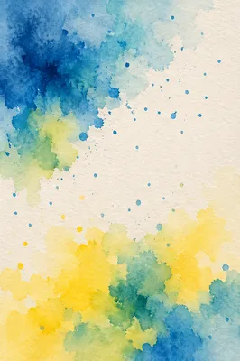 Soft Colorful Watercolor Splash Background