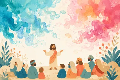 Soft Colorful Watercolor Ink Background