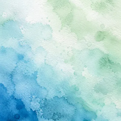 Soft Blue Green Watercolor Wash Background