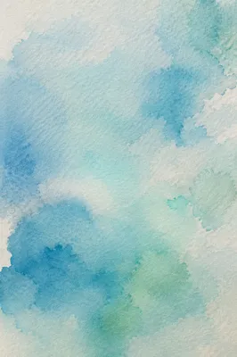 Serene Blue Green Watercolor Wash Background