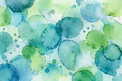 Soft Blue Green Watercolor Wash Background