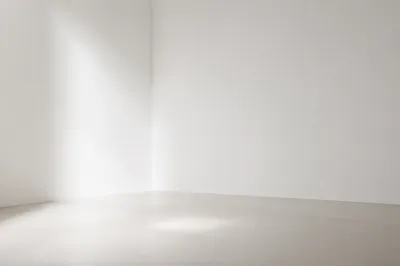 Clean Minimal White Studio Background