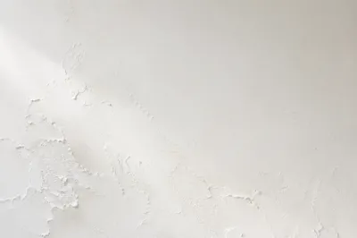 Minimal White Limewashed Wall Background