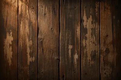 Rustic Weathered Brown Wooden Plank Background