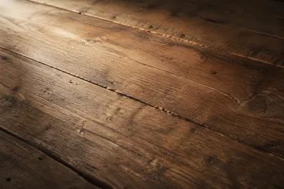 Rustic Brown Wooden Tabletop Background