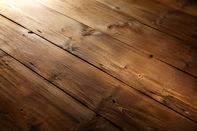 Rustic Brown Wooden Tabletop Background