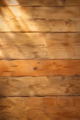 Sunlit Natural Wooden Table Background Texture
