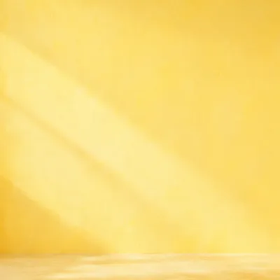 Bright Solid Yellow Wall Background