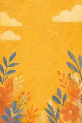 Bright Yellow Painted Plaster Background