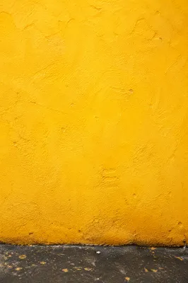 Cheerful Yellow Stucco Wall Background