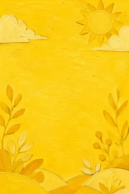 Bright Yellow Grooved Painted Background