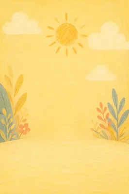 Bright Cheerful Yellow Studio Background