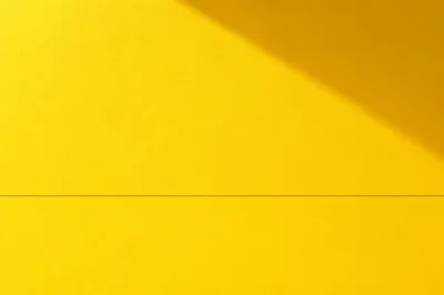 Bright Cheerful Yellow Minimalist Background