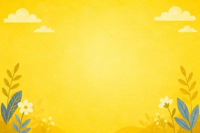 Bright Cheerful Solid Yellow Background