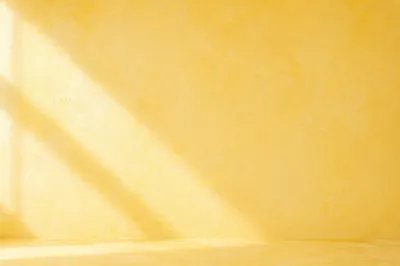 Bright Solid Yellow Wall Background
