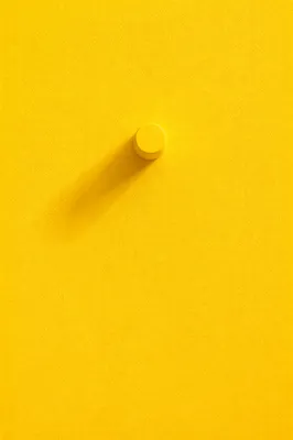 Bright Yellow Minimal Background with Shadow