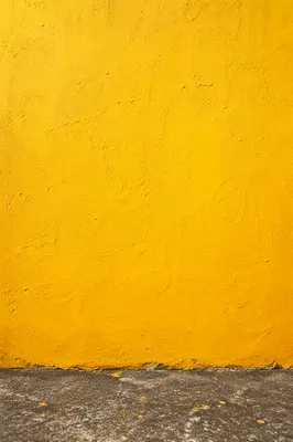 Bright Cheerful Yellow Stucco Background