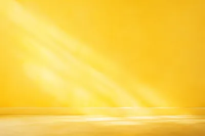 Bright Solid Yellow Studio Background
