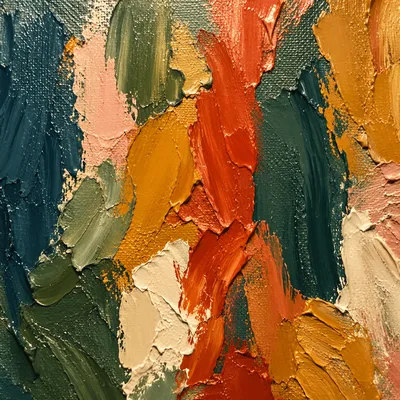 Abstract Oil Paint Canvas Texture Background