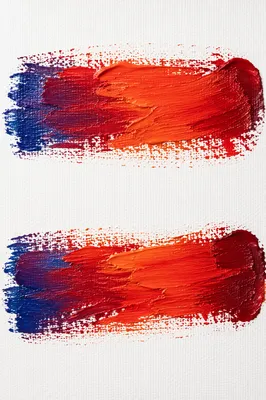 Warm Impasto Brush Strokes on White Canvas