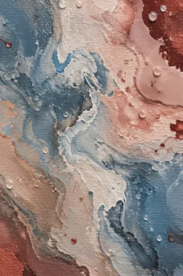 Muted Oil Paint Droplets on Canvas Texture
