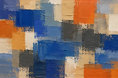 Abstract Impasto Canvas Paint Texture