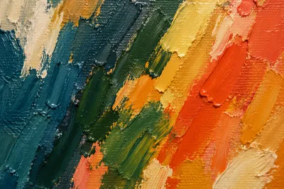 Abstract Oil Paint Canvas Texture Background