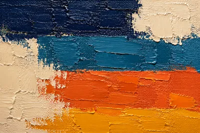Abstract Oil Paint Texture on Canvas