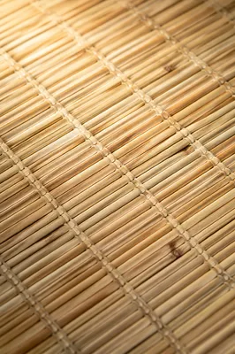 Natural Bamboo Mat Texture Background