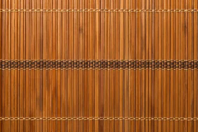 Natural Bamboo Mat Texture Pattern