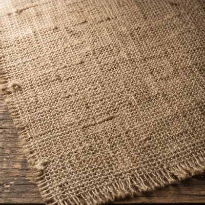 Rustic Burlap Jute Fabric Texture Background