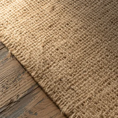 Rustic Burlap Jute Fabric Texture Background